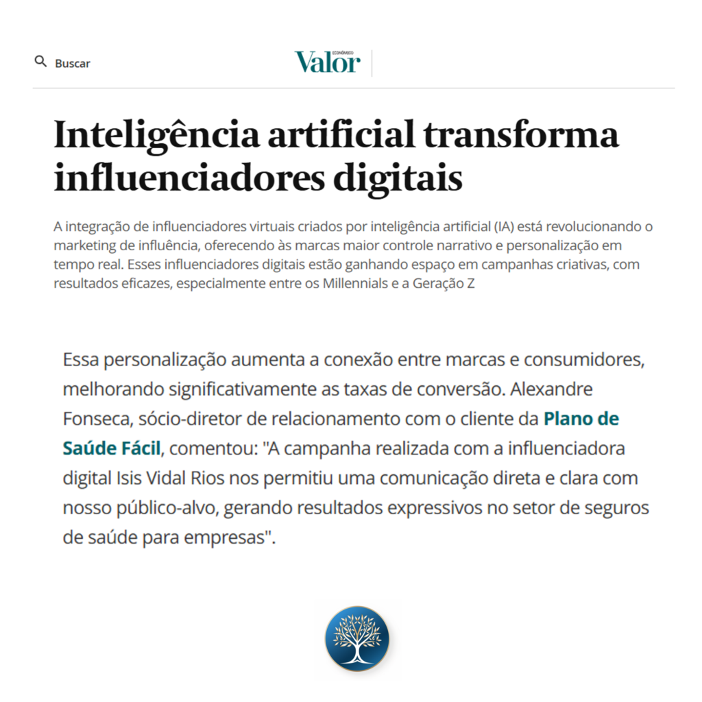 Matéria Valor Econômico - Plano de Saúde Fácil - Inovação